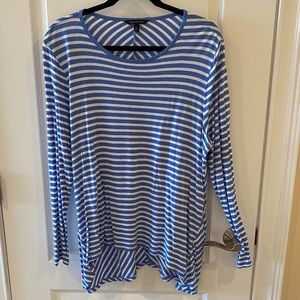 Banana Republic Blue & White Stripe Tunic